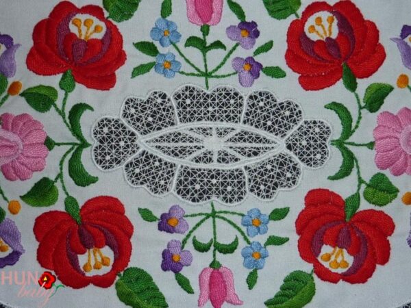 Riselt terítő kalocsai ovális 60x28 cm