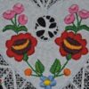 Riselt terítő kalocsai szív alakú 17x15 cm