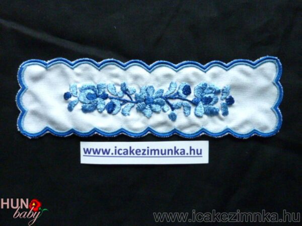 Könyvjelző Matyó minta, kékkel 19x5 cm