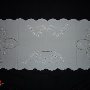 NAGYFUTÓ FEHÉR luggalt karádi minta 40x96 cm