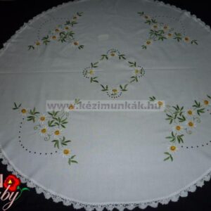 NAGYterítő kör margarettás 100 cm