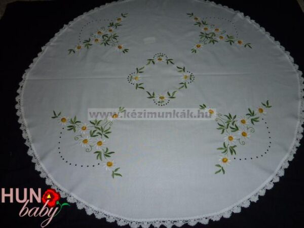 NAGYterítő kör margarettás 100 cm