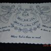 Falvédő Angol House Blessing Házi áldás 85x55