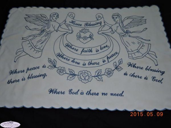 Falvédő Angol House Blessing Házi áldás 85x55