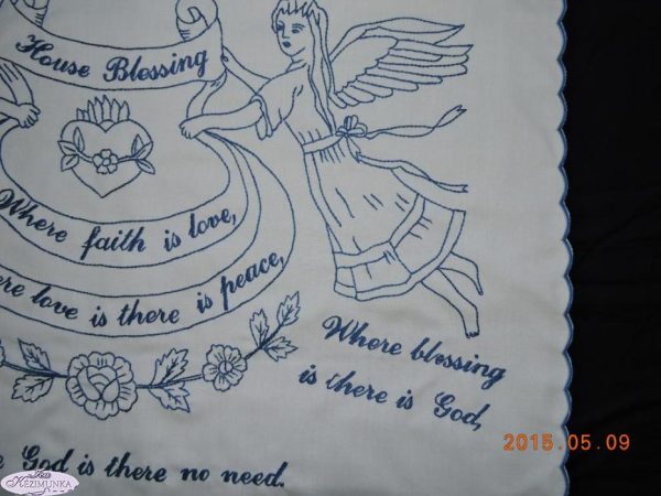 Falvédő Angol House Blessing Házi áldás 85x55