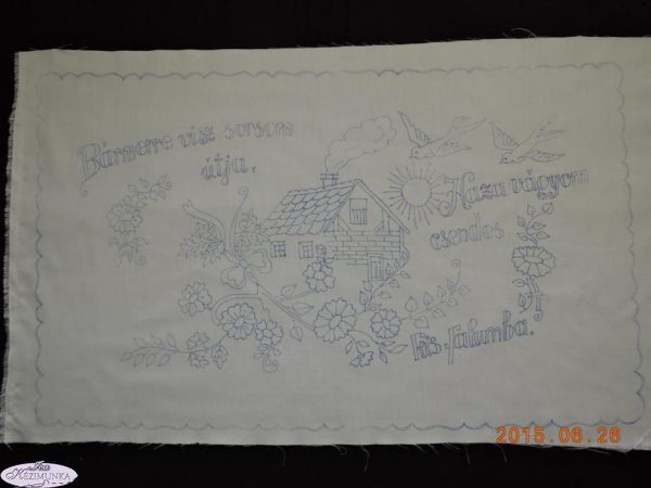 Falvédő előnyomott szegett Bármerre visz sorsom 80x48 cm