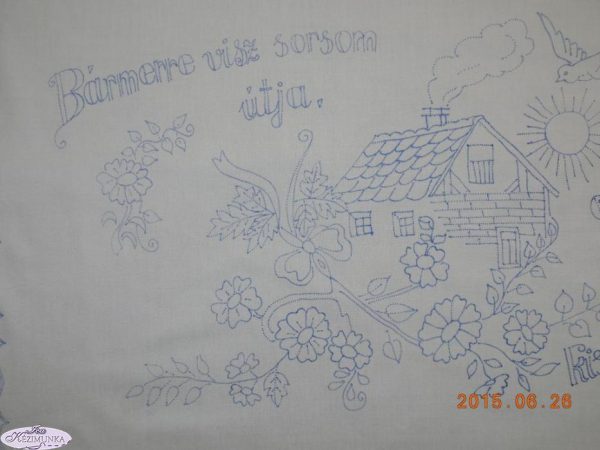 Falvédő előnyomott szegett Bármerre visz sorsom 80x48 cm