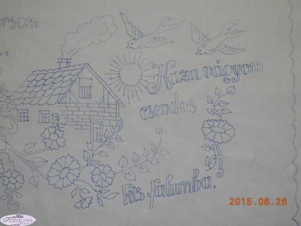 Falvédő előnyomott szegett Bármerre visz sorsom 80x48 cm