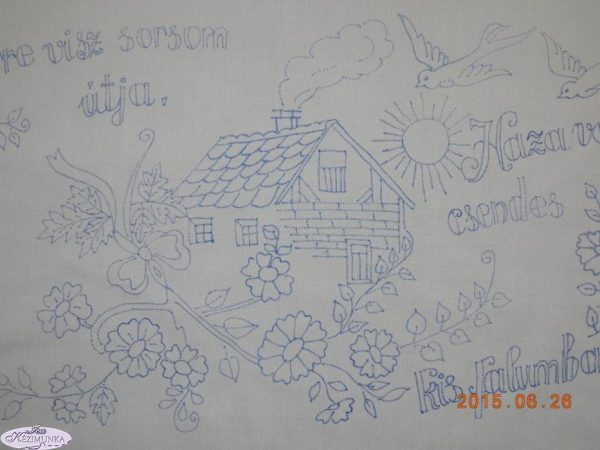Falvédő előnyomott szegett Bármerre visz sorsom 80x48 cm