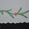 Karácsonyi terítő futó kézi színes hímzéssel 85x35 cm