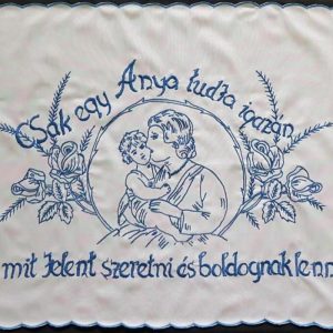 Csak egy anya tudja előnymott falvédő szegett 82x52cm