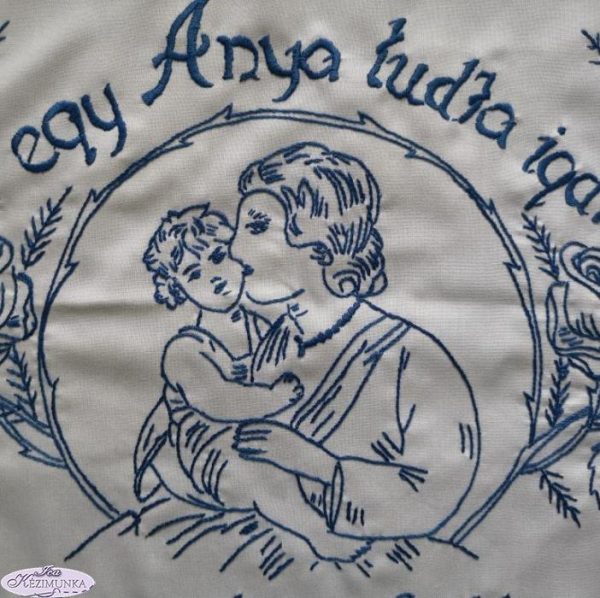 Csak egy anya tudja előnymott falvédő szegett 82x52cm