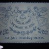 FALVÉDŐ Házi áldás drapp hímzéses 85x58