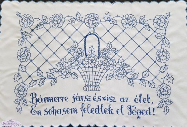 Falvédő előnyomott Bármerre jársz és visz,szegettlen 85x58