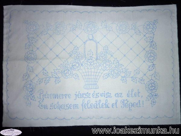 Falvédő előnyomott Bármerre jársz és visz,szegettlen 85x58