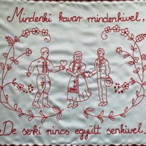 Falvédő előnyomott szegett,Mindenki kavar
