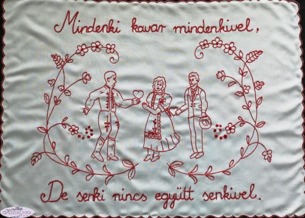 Falvédő előnyomott szegett,Mindenki kavar