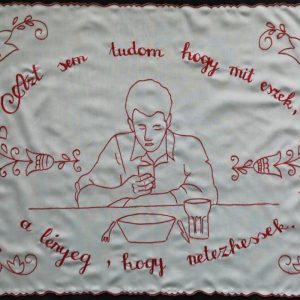 Falvédő előnyomott szegett,Azt se tudom