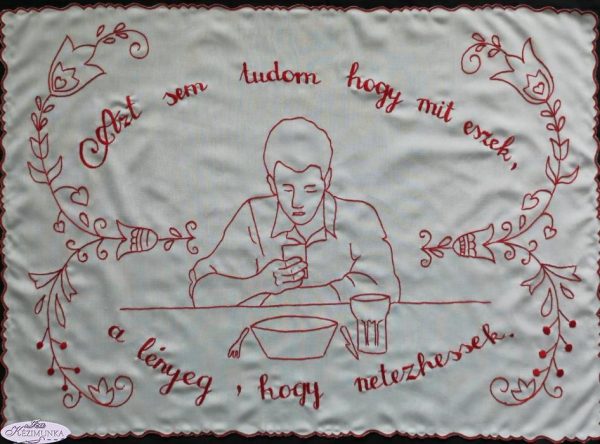Falvédő előnyomott szegett,Azt se tudom