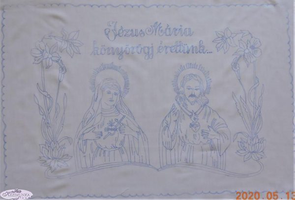 Falvédő előnyomott szegettlen,Jézus Mária könyörögj