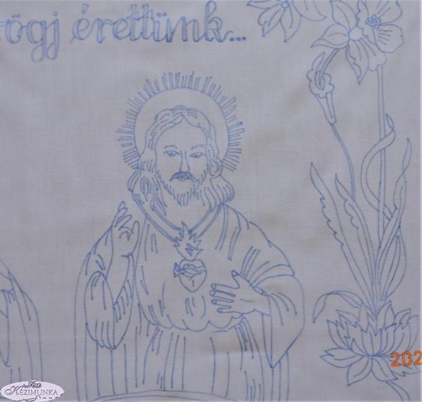 Falvédő előnyomott szegettlen,Jézus Mária könyörögj