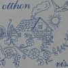 Falvédő előnyomott szegett,Az édes otthon 77x48cm