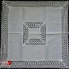 Csipkés szélű terítő fehér 85x85 cm