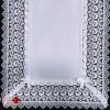 Csipkés szélű terítő fehér 88x38 cm