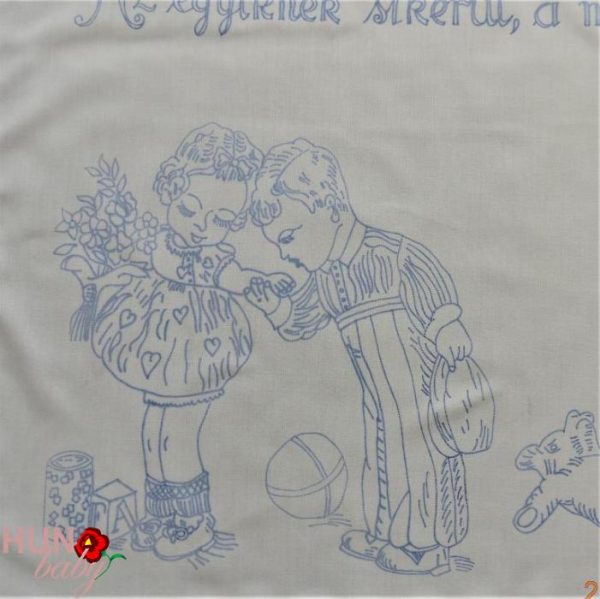 Előnyomott falvédő szegett, Az egyiknek sikerül 73x54cm