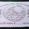 Előnyomott falvédő szegett, Munkám után haszon 80x55cm