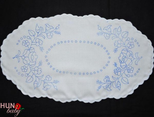 Előnyomott kalocsai Kisterítő - magyaros mintával - 40x25 cm - Emőke