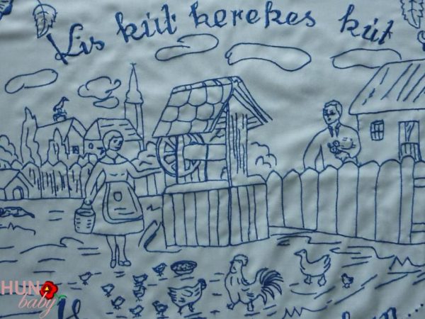 FALVÉDŐ Kis kút kerekes kút 85x58 cm