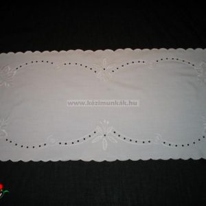 FEHÉR FUTÓ - LEPKÉS MINTÁVAL