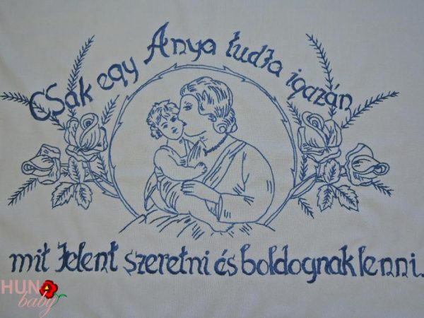 Falvédő, Csak egy anya tudta 70x52 cm