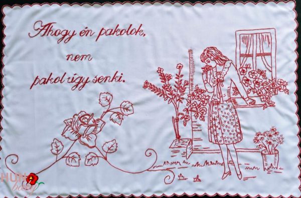 Falvédő a szöveg egyedi kérésre, Ahogy én pakolok 83x54 cm