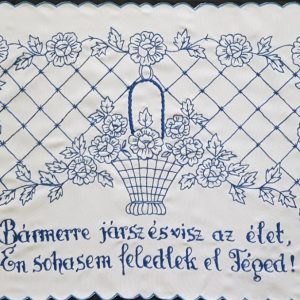 Falvédő előnyomott Bármerre jársz és visz, szegetlen 85x58