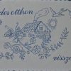 Falvédő előnyomott szegett, Az édes otthon 77x48cm