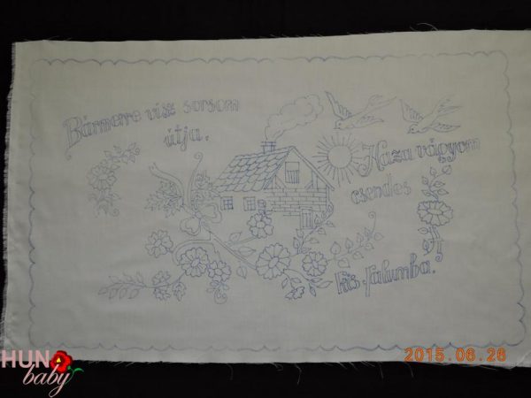 Falvédő előnyomott szegett, Bármerre visz sorsom 80x45 cm