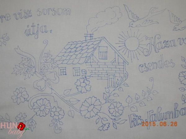 Falvédő előnyomott szegett, Bármerre visz sorsom 80x45 cm