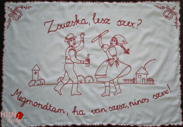 Falvédő előnyomott szegett, Zsuzska lesz szex