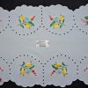Hímzett terítő kalocsai mintával luggalt 75x35 cm