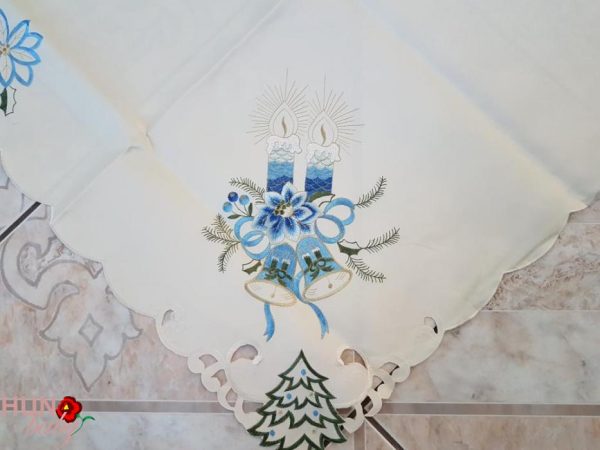 KARÁCSONYI TERÍTŐ gépi v.drapp 170x130 cm