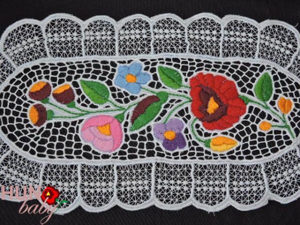 RISELT kalocsai ovális 35x18 cm
