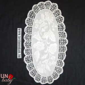 RISELT terítő fehér ovál 30x16 cm