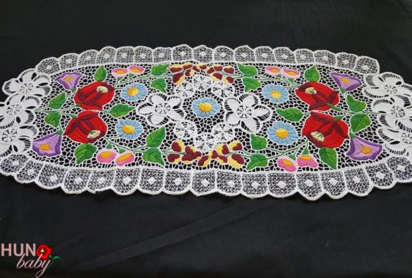 Riselt terítő kalocsai áttört 67x30 cm