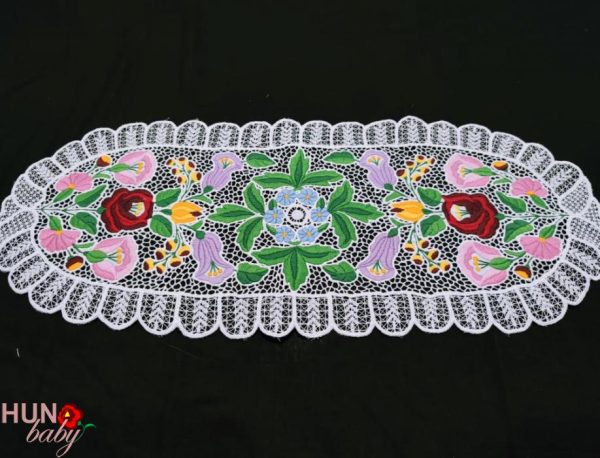 Riselt terítő kalocsai áttört 72x30 cm