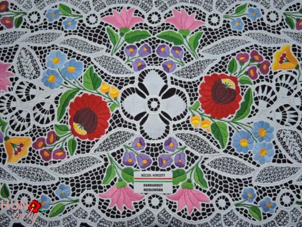 Riselt terítő kalocsai áttört 82x38 cm