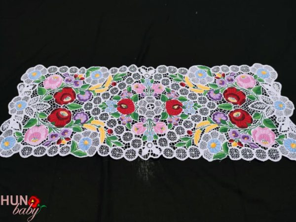 Riselt terítő kalocsai áttört 84x33 cm