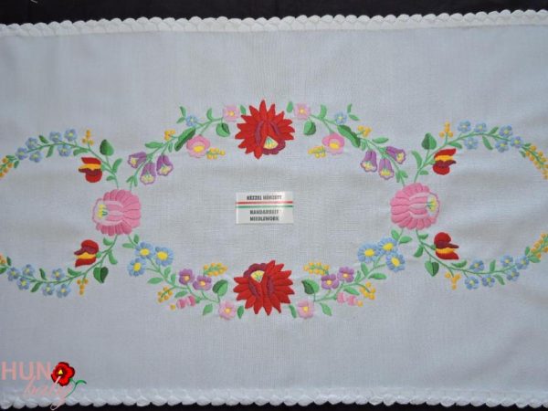 Hímzett terítő kalocsai futó 85x36 cm cm