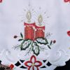 Karácsonyi terítő gépi fehér kör 30 cm